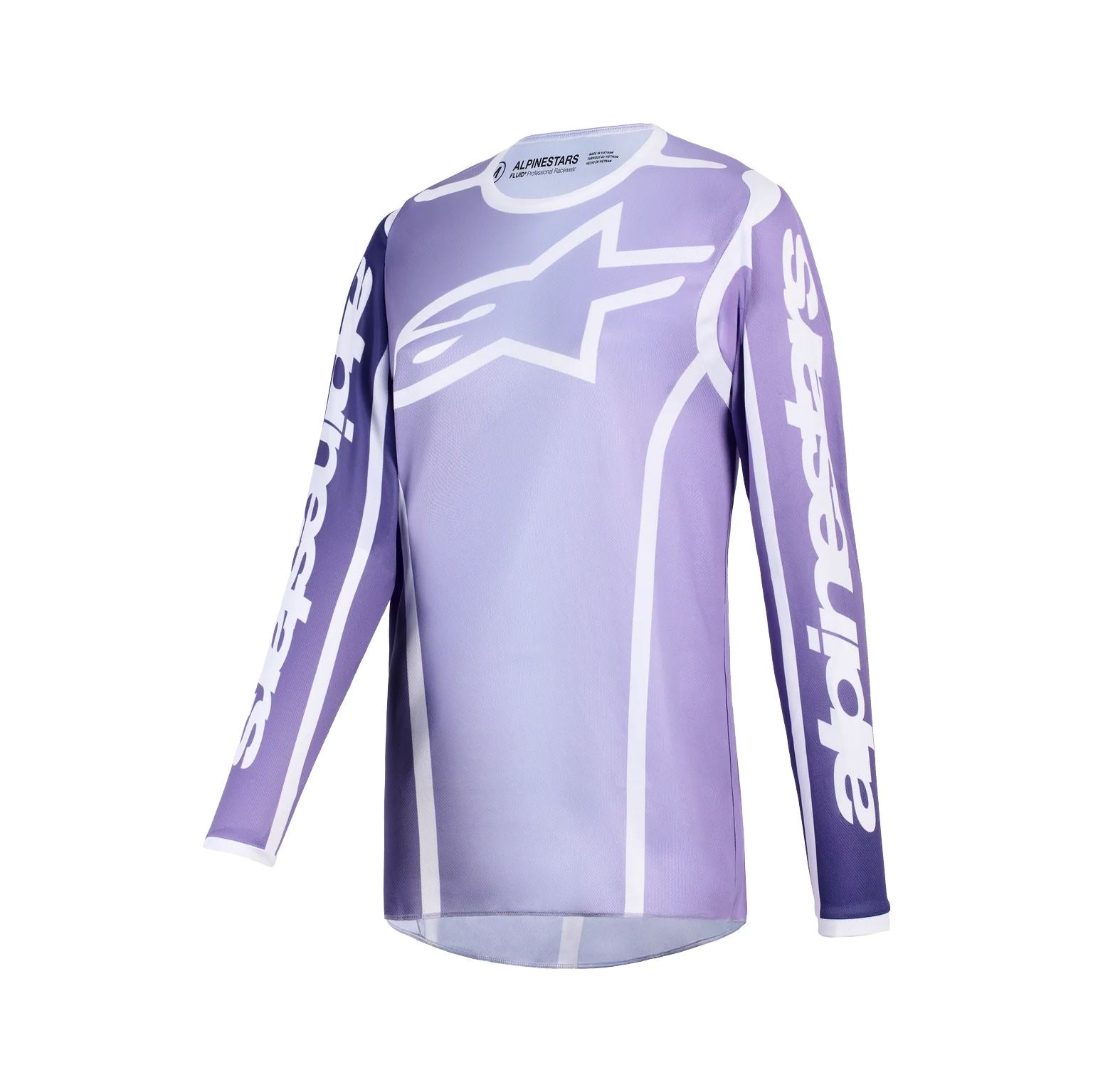 Alpinestars 2026 Womens Stella Fluid Apex Motocross Jersey Black White Fuchsia